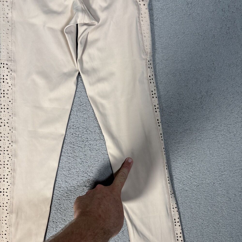 Aerie Women’s Size Small Offline Leggings Nude Beige Eyelets‎ Pockets Athleisure - Picture 12 of 15